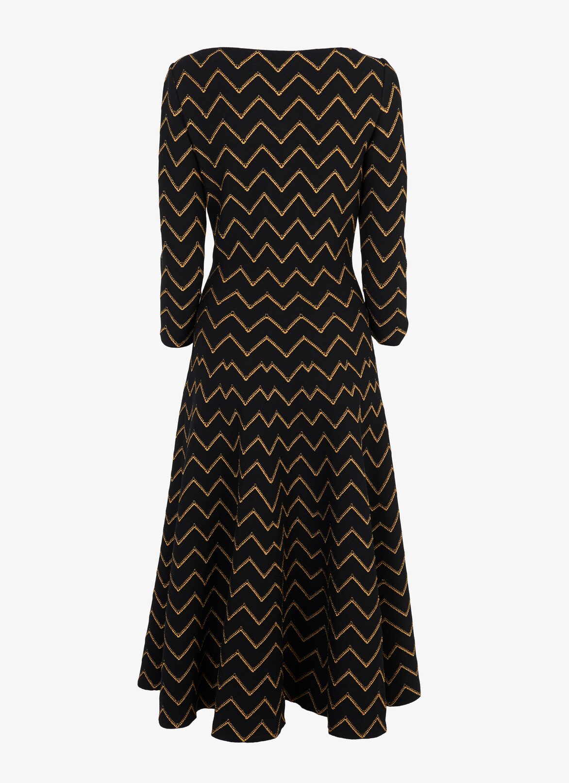ROBE MANCHES LONGUES NAZARE NOIR/OR ALAÏA NOIR/OR  ROBE MANCHES LONGUES NAZARE NOIR/OR